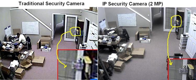 Traditional 700TVL Analogue Richlands Security Cameras Installation vs 2MP Digital IP Richlands Security Cameras Installation